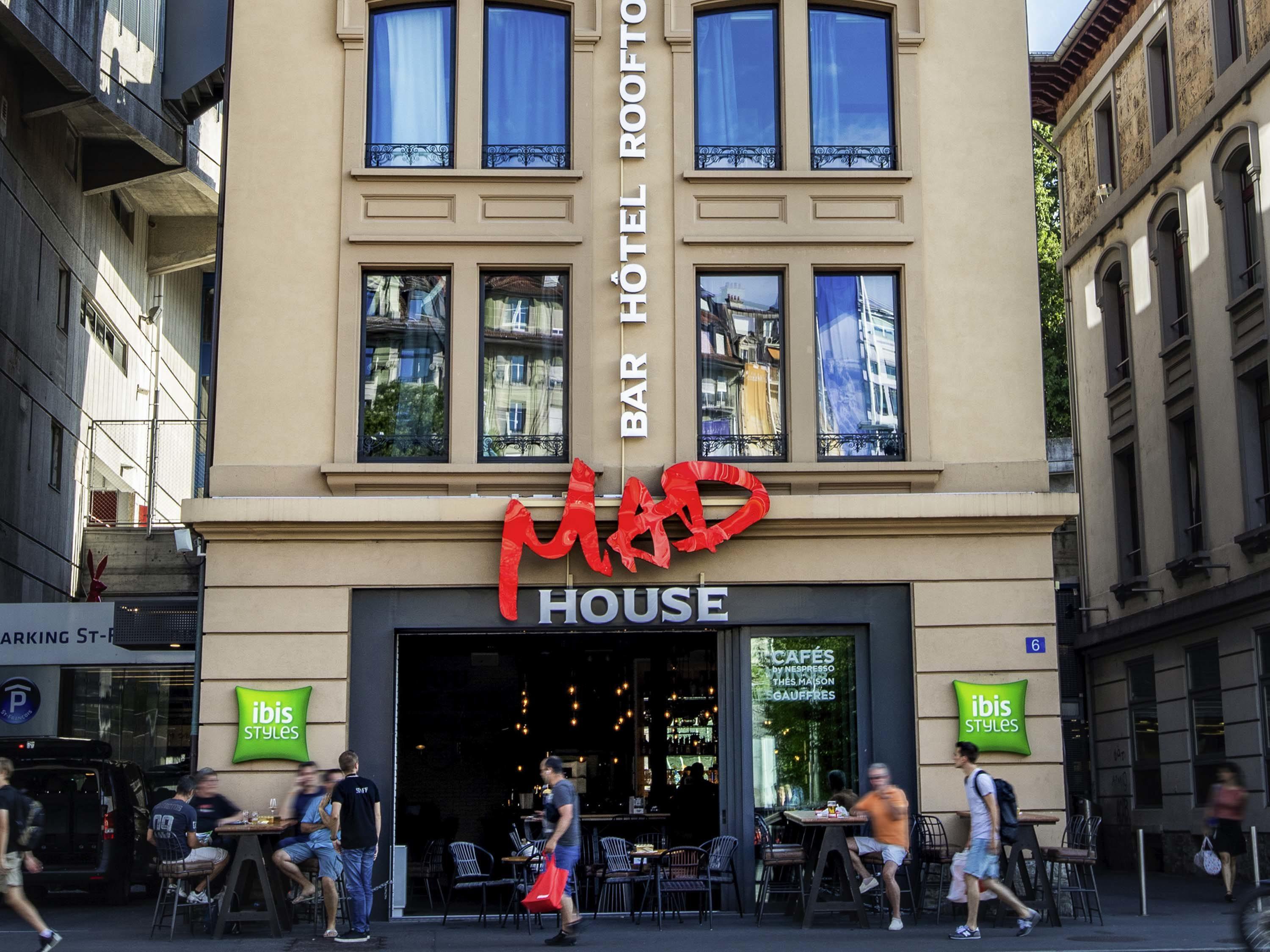 Ibis Styles Lausanne Center Madhouse Zewnętrze zdjęcie